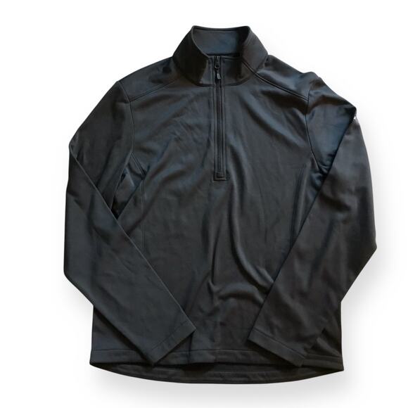 Eddie Bauer gray half-zip fleece pullover - Picture 1 of 7